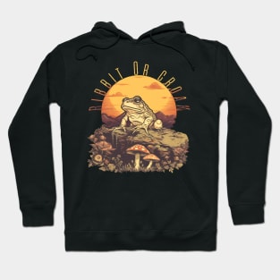 frog and mushrooms Hoodie